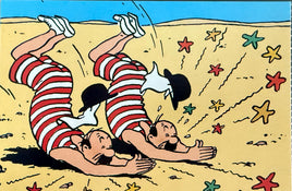 COMICS Print : Tintin 'Q8' (Hergé) (°1988)