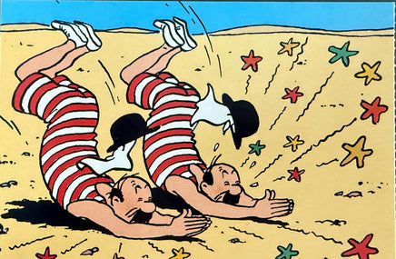 COMICS Print : Tintin 'Q8' (Hergé) (°1988)