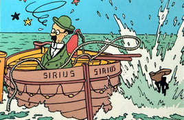 COMICS Print : Tintin 'Sirius_Q8' (Hergé) (°1988)