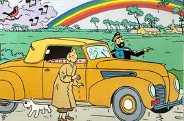 COMICS Print : Tintin 'Zephyr_Q8' (Hergé) (°1988)