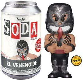 Funko SODA - Marvel, Lucha Libre - El Venenoide (Venom) (Metallic) CHASE