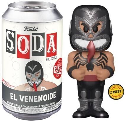 Funko SODA - Marvel, Lucha Libre - El Venenoide (Venom) (Metallic) CHASE