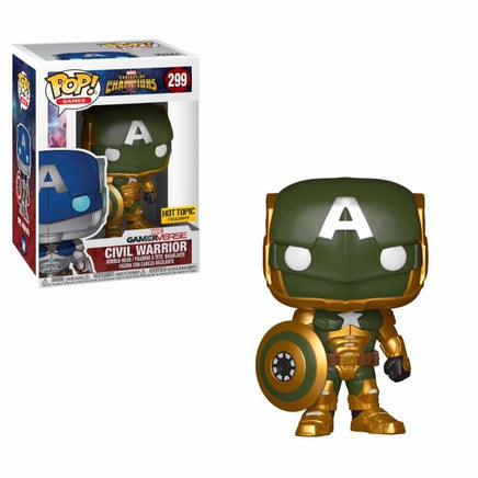 Funko Pop! Games - Marvel Contest Of Champions Civil Warrior (Gitd) (299) Exclusive Figurines