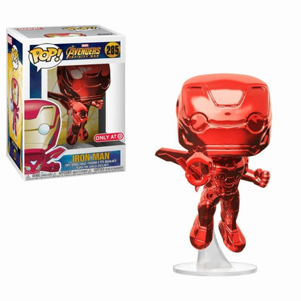 Funko POP! Marvel - Avengers : Infinity War - Iron Man (Red Chrome) (285) Exclusive