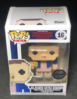 FUNKO POP! 8-Bit - Stranger Things - Eleven w/ Eggos (16) Exclusive 'Damaged Packaging'