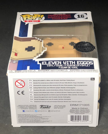 FUNKO POP! 8-Bit - Stranger Things - Eleven w/ Eggos (16) Exclusive 'Damaged Packaging'
