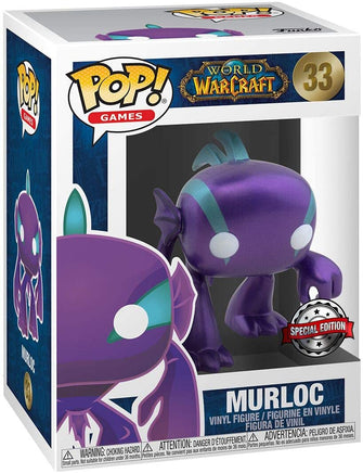 FUNKO POP! Games - World of Warcraft - Murloc (Metallic) (33) Exclusive "Small Damaged Packaging"
