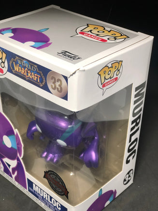 FUNKO POP! Games - World of Warcraft - Murloc (Metallic) (33) Exclusive "Small Damaged Packaging"