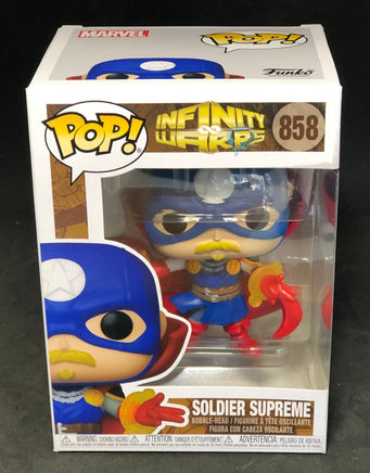 FUNKO POP! Marvel - Infinity Warps - Solder Supreme (858) "Small Damaged Packaging"