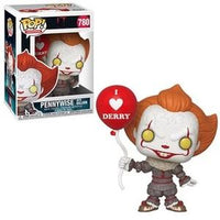 Funko POP! Movies - IT, Chapter Two - Vinyl Figure Pennywise w/ Balloon (I Heart Derry) (780)