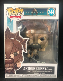 Funko POP! Heroes - Aquaman - Arthur Curry (as Gladiator) (244) 'Small Box Damage'