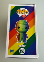 Funko POP! Heroes - Pride - DC Super Heroes - Robin (Rainbow) (153) "Small Box Damage"