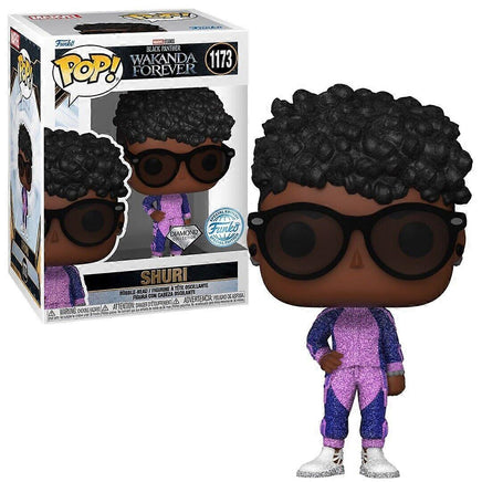 Funko POP! Marvel - Black Panther, Wakanda Forever - Shuri (1173) Exclusive / Diamond Collection
