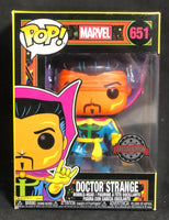 Funko POP! Marvel - Marvel Black Light - Doctor Strange (651) 'Minor Box Damage'