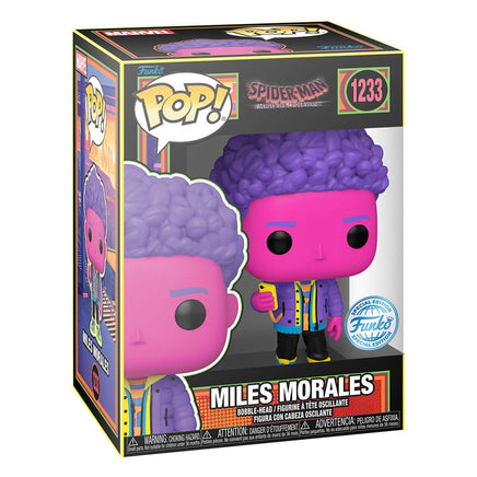 Funko POP! Marvel - Spider-Man : Across the Spider-Verse - Miles Morales (Blacklight) (1223) Exclusive