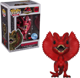 Funko POP! Movies - Jurassic Park - Dilophosaurus (Red) (550) Exclusive