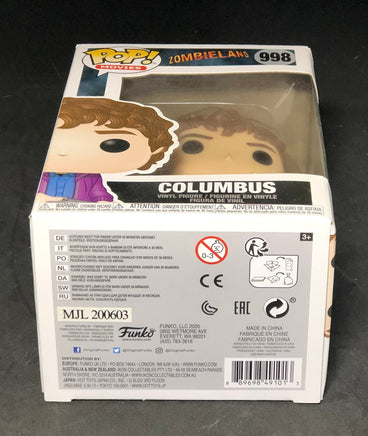 Funko POP! Movies - Zombieland - Columbus (998) "Small Damaged Packaging"