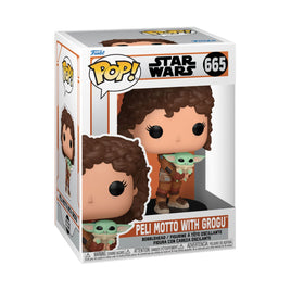 Funko POP! Star Wars - The Mandalorian - Peli Motto w/ Grogu (665)