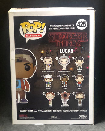 Funko POP! Television - Stranger Things - Lucas Sinclair (425) Box Damage