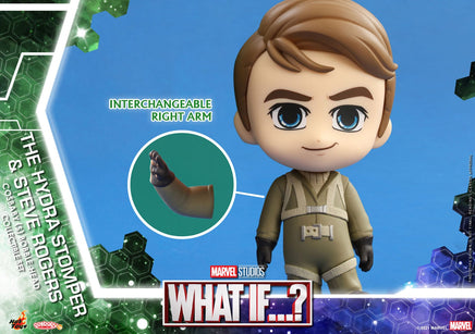 HOT TOYS - Marvel, What If...? (Cosbaby Serie) - Hydra Stomper & Steve Rogers (10cm)
