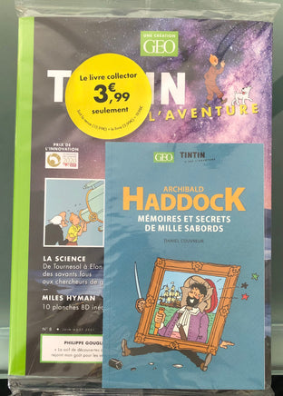 Magazine Geo / Tintin C’est L’aventure #8 + Archibald Haddock