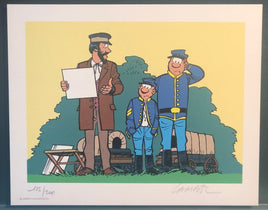 Comics Ex-Libris: The Bluecoats / Les Tuniques Bleues De Blauwbloezen (Lambil) Comics -