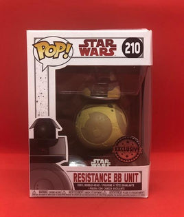 Funko POP! Star Wars - Episode VIII - Resistance BB Unit (210) Exclusive DAMAGED PACKAGING