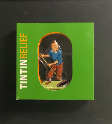 Moulinsart - Tintin / Kuifje - Tintin Sweeping Up (6cm)