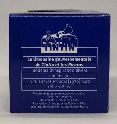 Tintin / Kuifje - Tintin's Cars 1/43 - The Government Limousine (Mercedes-Benz 600) (15cm)