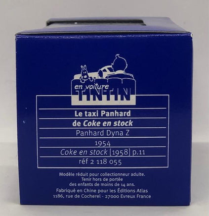 Tintin / Kuifje - Tintin's Cars 1/43 - The Panhard Taxi (Panhard Dyna Z °1954) (15cm)