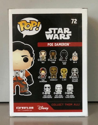 Funko Pop! Star Wars - The Force Awakens Poe Dameron (No Helmet) (72) Exclusive Damaged Packaging
