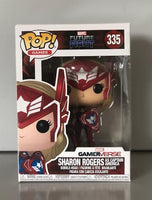Funko Pop! Games - Marvel Future Fight Sharon Rogers (As Captain America) (335) Damaged Packaging