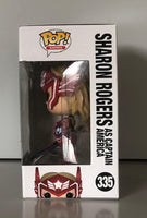 Funko Pop! Games - Marvel Future Fight Sharon Rogers (As Captain America) (335) Damaged Packaging