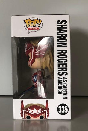 Funko Pop! Games - Marvel Future Fight Sharon Rogers (As Captain America) (335) Damaged Packaging