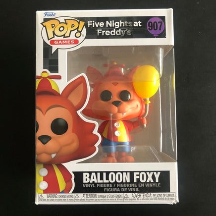 Funko POP! Games - Five Nights at Freddy's - Balloon Foxy (907) "Small Damaged Packaging"