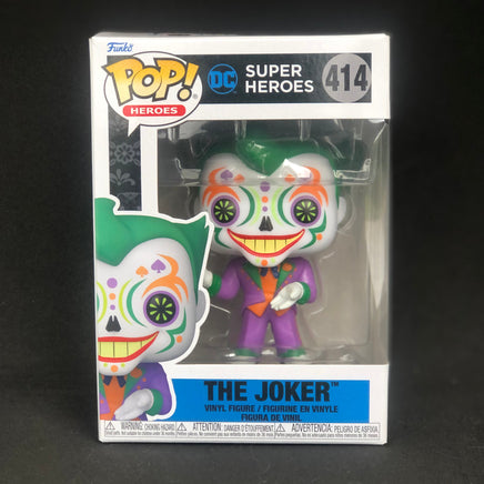 Funko POP! Heroes - Dia De Los DC - The Joker (414) Small Box Damage