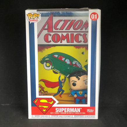 Funko POP! Comic Covers  - Action Comics - Superman (01) 'Small Box Damage'