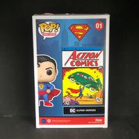 Funko POP! Comic Covers  - Action Comics - Superman (01) 'Small Box Damage'