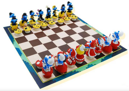 PLASTOY - The Smurfs : Chess Set (42cm)