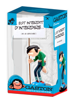 PLASTOY Collectoys - Gaston Lagaffe - "Il est Interdit d'interdire...(de se reposer)" (24cm)