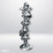 PLASTOY Collectoys - The Smurfs - A Tower of Smurfs Silver (50cm) 