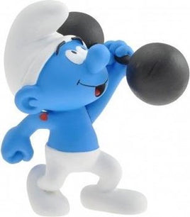 PLASTOY Collectoys - The Smurfs -  Hefty Smurf w/ dumbbells (15cm)
