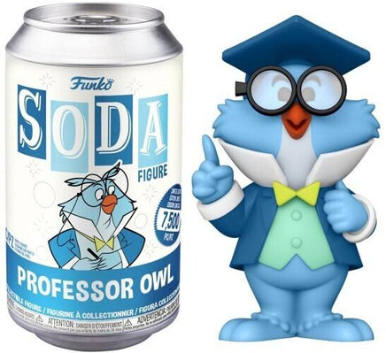 Funko SODA - Disney, Melody / Toot, Whistle, Plunk & Boom - Professor Owl (w/ Cap) CHASE