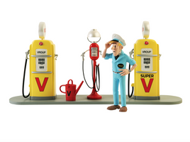 Le Garage De Franquin - Gaston Lagaffe / Guust Flater Station Essence Vroup (1958) Figurines