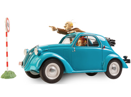 Le Garage De Franquin - Spirou & Fantasio / Robbedoes Kwabbernoot Fiat 500 Topolino (1937) Figurines