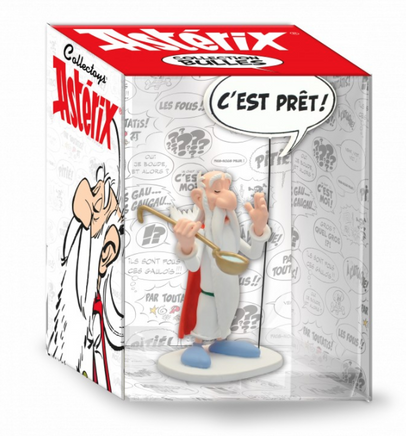 PLASTOY Collection Bulles - Asterix & Obelix - Panoramix : "C'est Prêt !" (18cm)