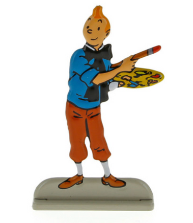 Moulinsart - Tintin / Kuifje - Peintre / Painter / Schilder (6cm)