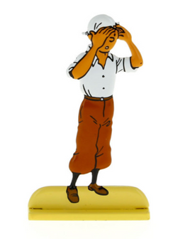 Moulinsart - Tintin / Kuifje - Tintin scans the desert (Album :The Crab w/ the Golden Claws) (6cm)