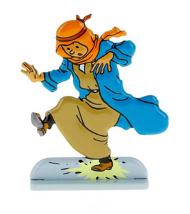 Moulinsart - Tintin / Kuifje - Tintin Steps on a Banger (Land of Black Gold) (6cm)