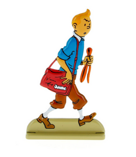 Moulinsart - Tintin / Kuifje - Tintin Looks Suspiciously (Flight 714) (6cm)